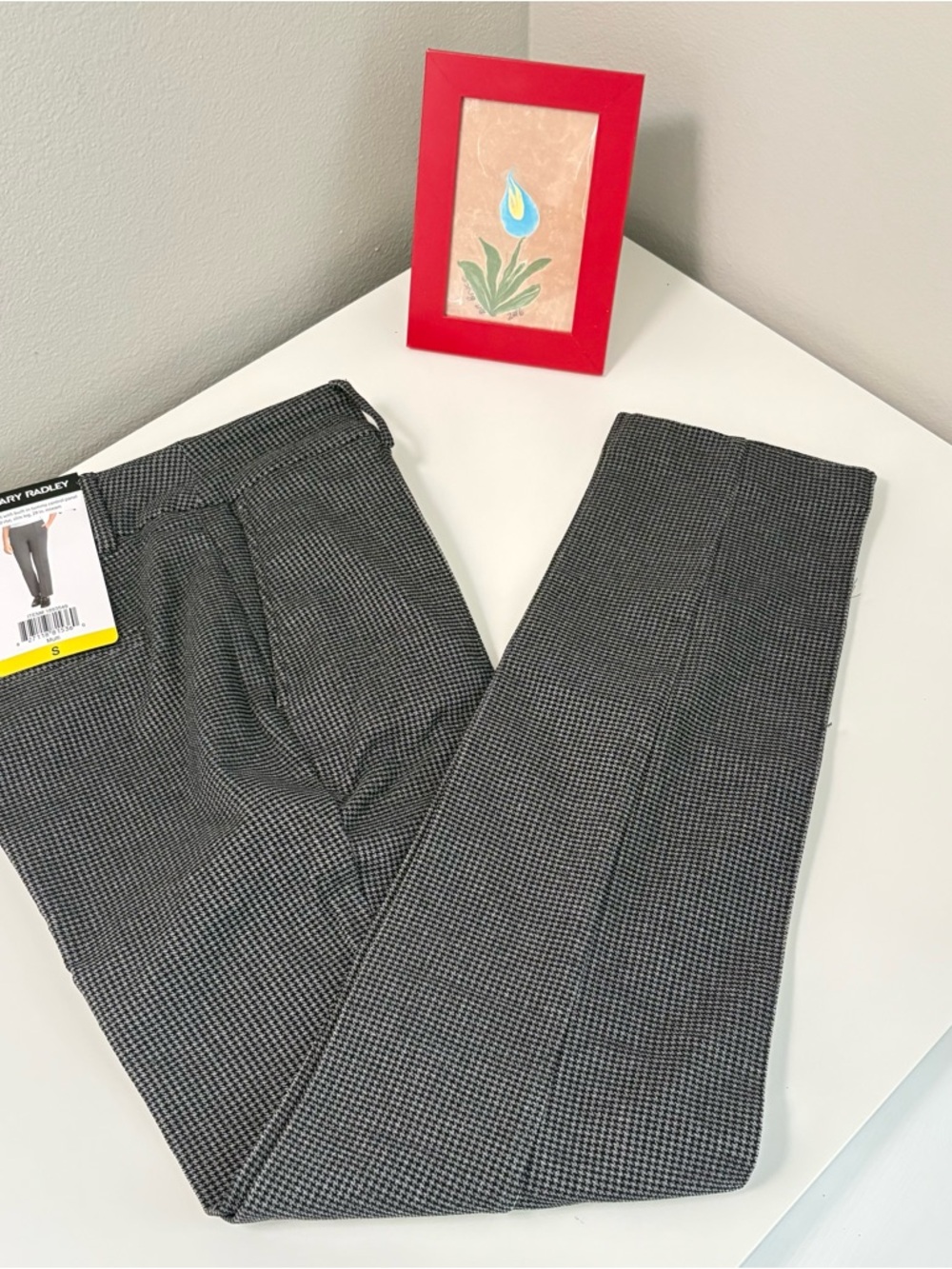Hilary Radley Women Pull On Pant Built In Tummy Control Panel,NWT